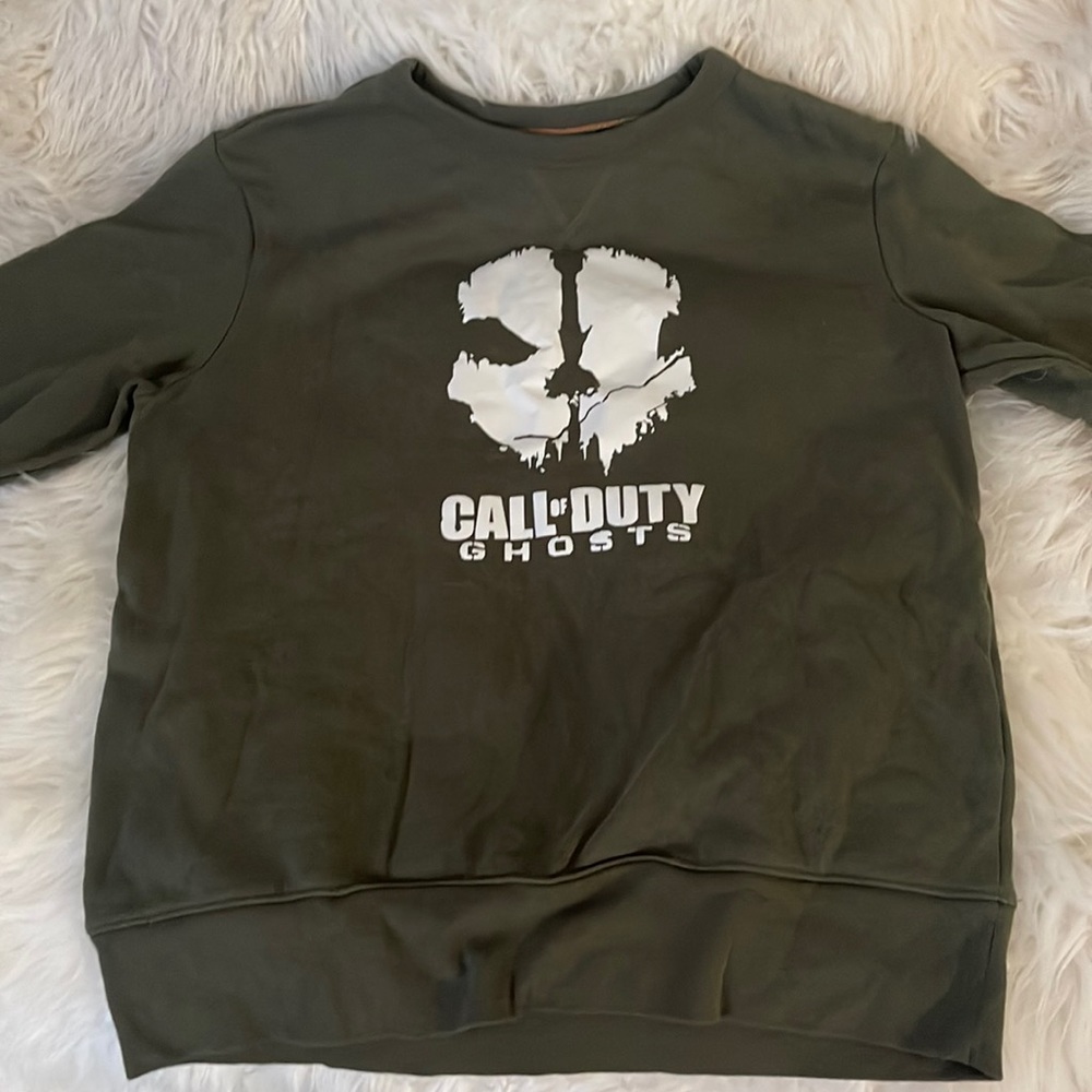 Custom Call of Duty crew neck sweater